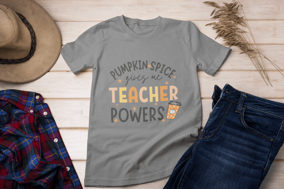 Pumpkin Spice Gives Tecchers Powers DTF - KT SUBLIMATION, DTF AND MORE LLC