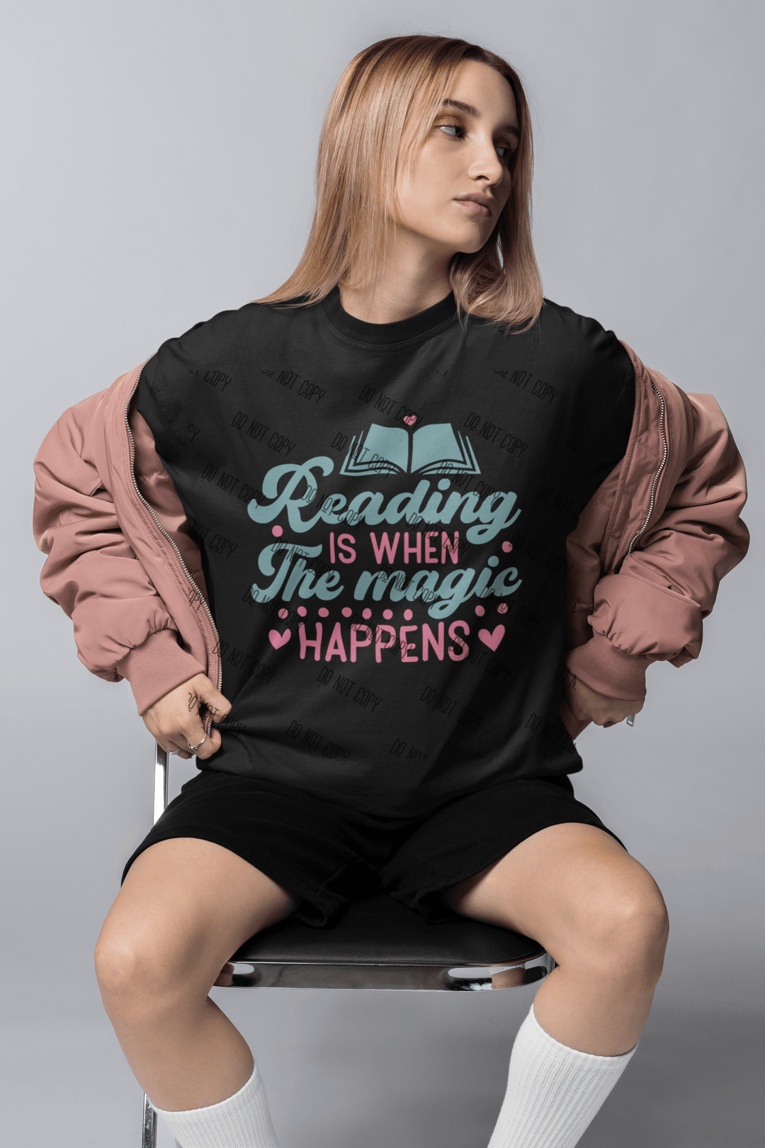 Reading is When the Magic Happens… and We’re DTF – Funny Book Lover DTF Transfer - KT SUBLIMATION, DTF AND MORE LLC