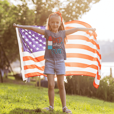 Red White and Cutie DTF - Patriotic Tee - KT SUBLIMATION, DTF AND MORE LLC