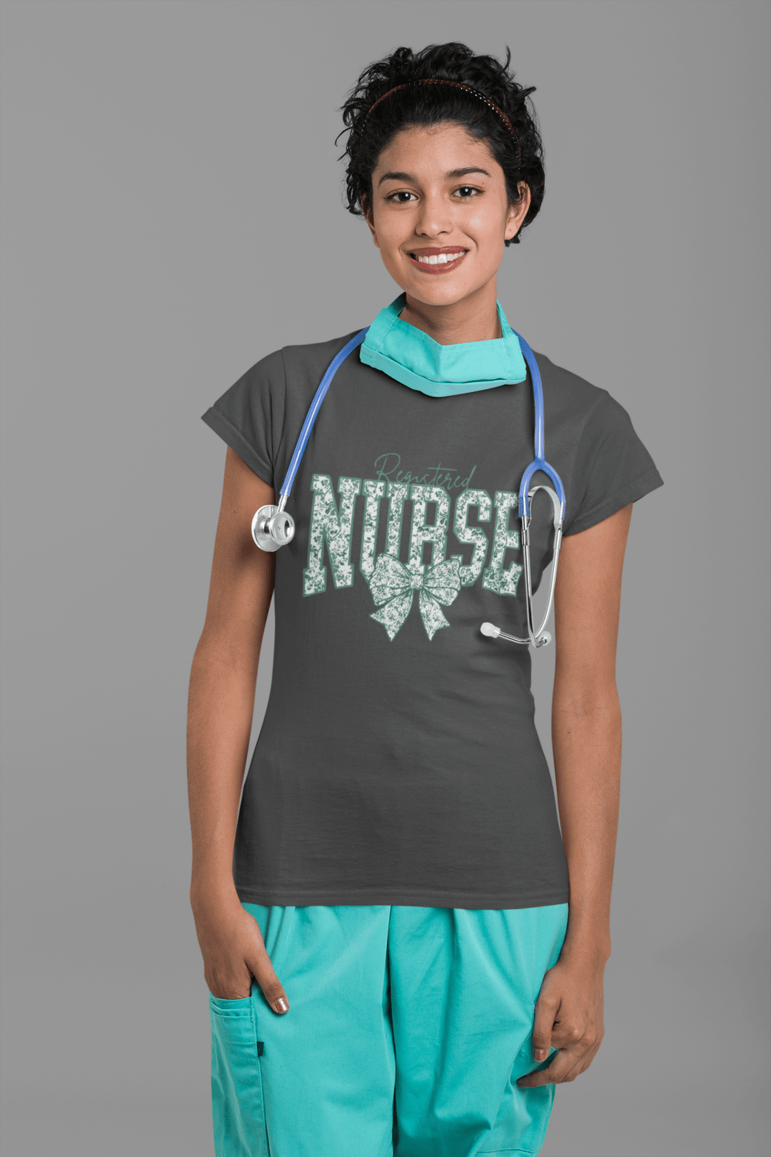 Registred Nurse DTF Transfer – Ready to Press for Medical Professionals & Healthcare Workers! - KT SUBLIMATION, DTF AND MORE LLC