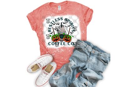 Restless Spirits DTF halloween ready to press transfer - KT SUBLIMATION, DTF AND MORE LLC