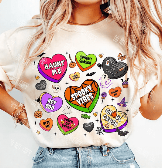 Retro Halloween DTF Transfer – Vintage Spooky Season Design, Ready to Press - KT SUBLIMATION, DTF AND MORE LLC