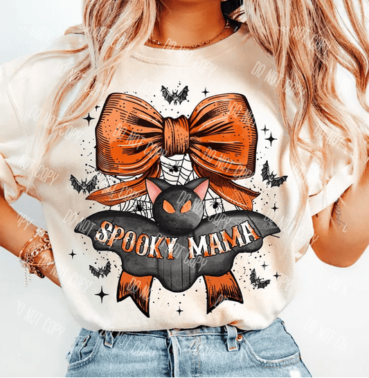 Retro Halloween DTF Transfer – Vintage Spooky Season Design, Ready to Press - KT SUBLIMATION, DTF AND MORE LLC