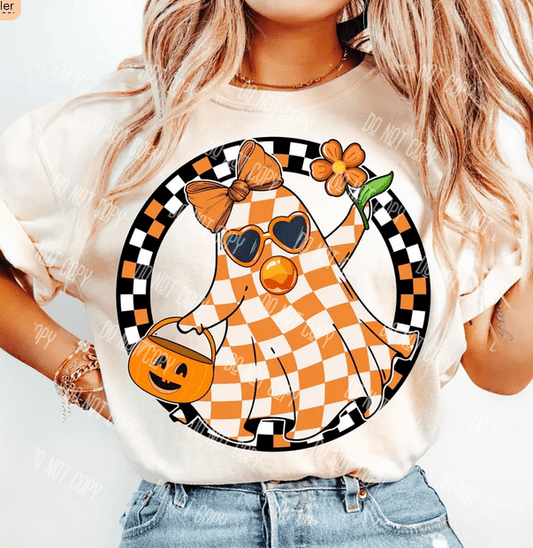 Retro Halloween DTF Transfer – Vintage Spooky Season Design, Ready to Press - KT SUBLIMATION, DTF AND MORE LLC