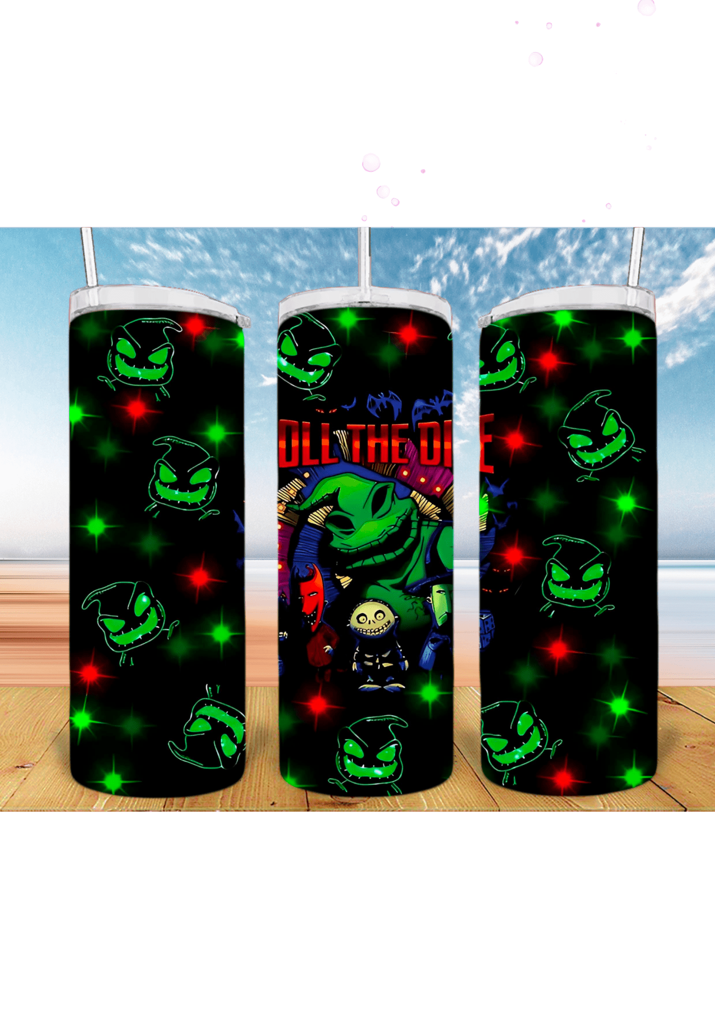 Roll the dies 20oz Tumbler Sublimation Print