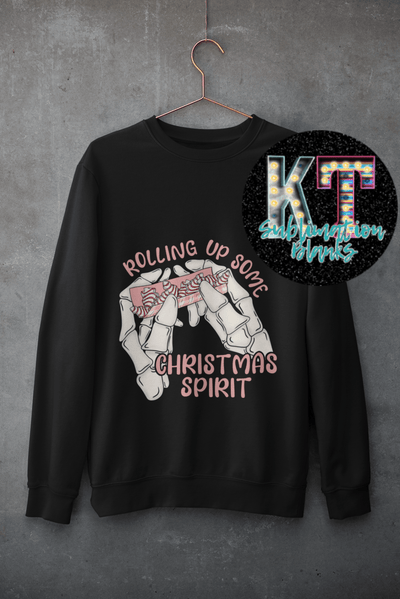 Rolling up Some Christmas Spirit DTF Transfer - KT SUBLIMATION, DTF AND MORE LLC