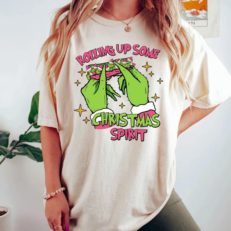 Rolling up some Christmas spirits DTF Transfer - KT SUBLIMATION, DTF AND MORE LLC