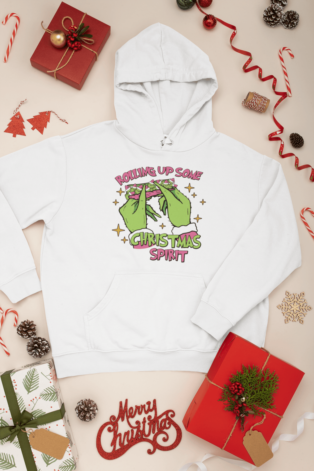 Rolling up some Christmas spirits DTF Transfer - KT SUBLIMATION, DTF AND MORE LLC