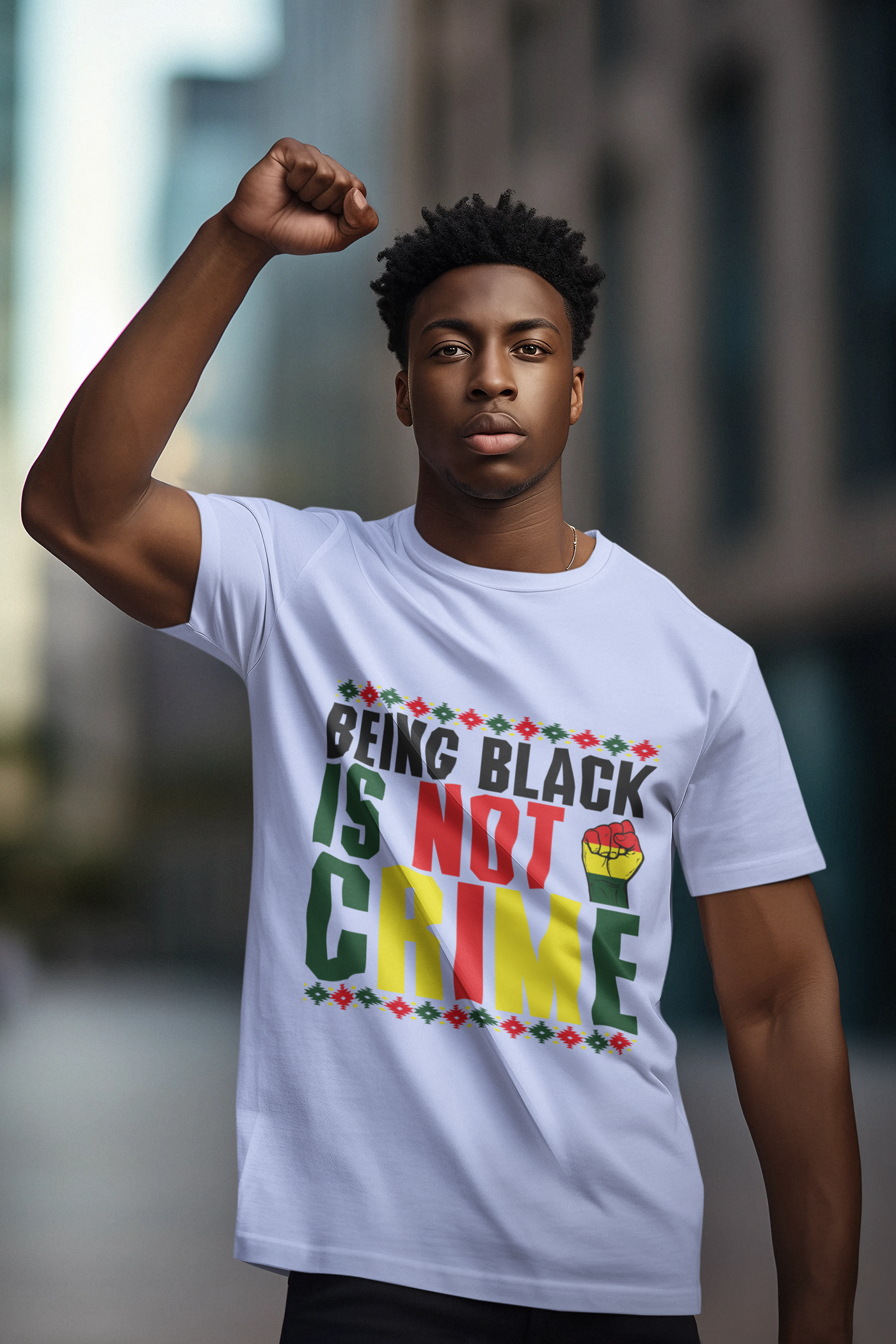 Being Black is not Crime DTF, ready to press transfer