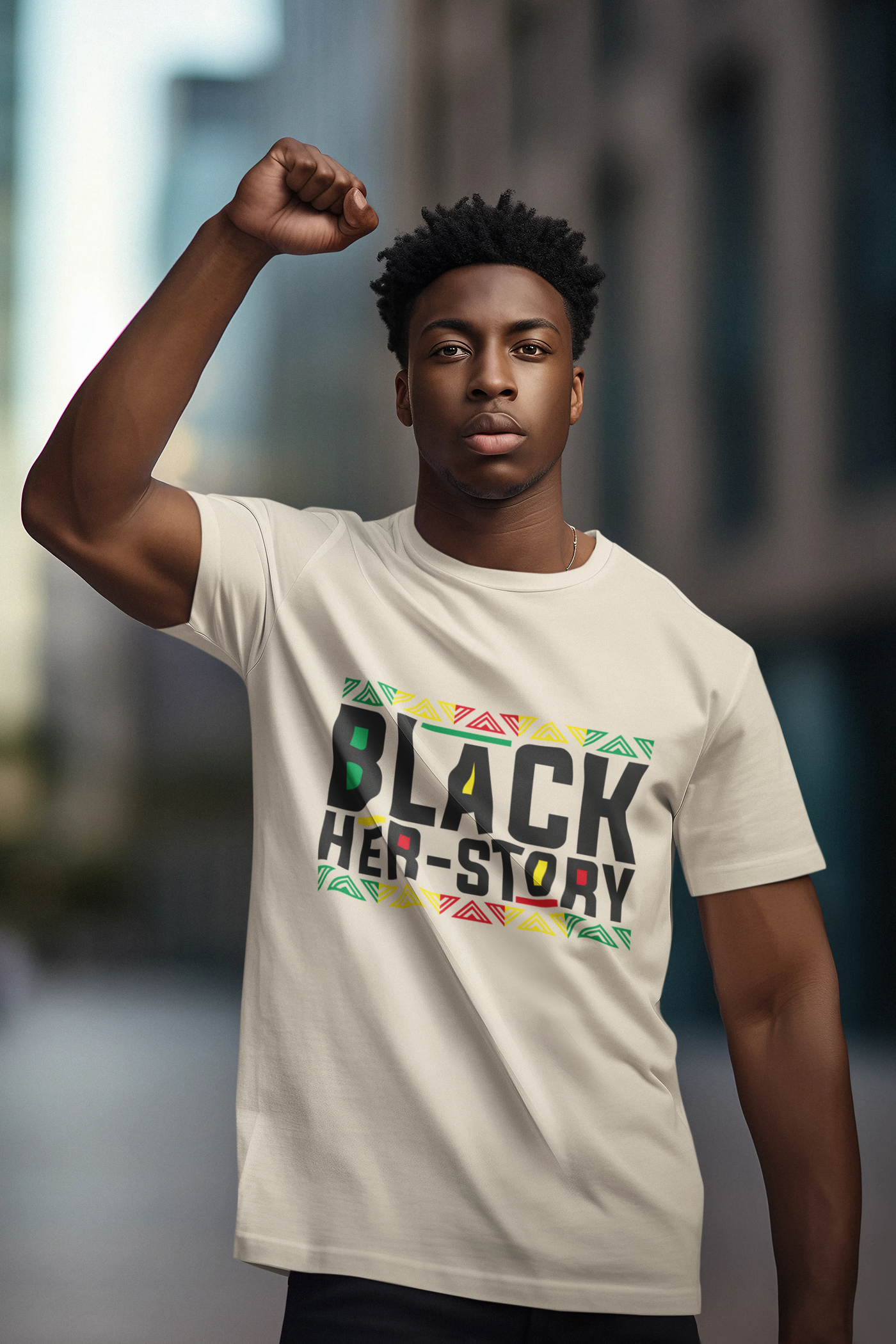 Black Her- Story DTF, ready to press transfer