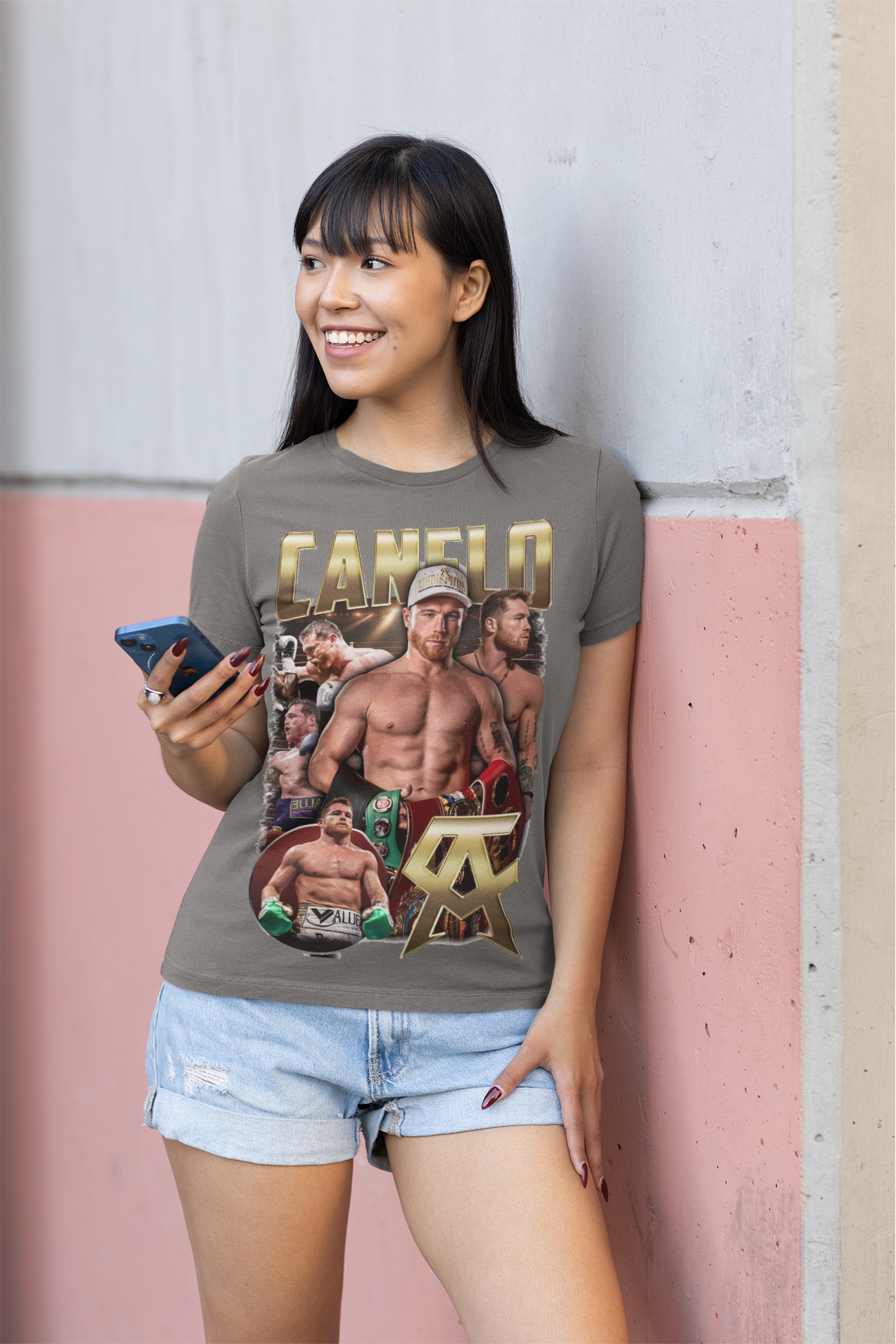 Canelo Alvarez Box DTF ready to press transfer