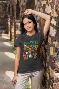 Christmas Teacher Teach Love inspire  DTF