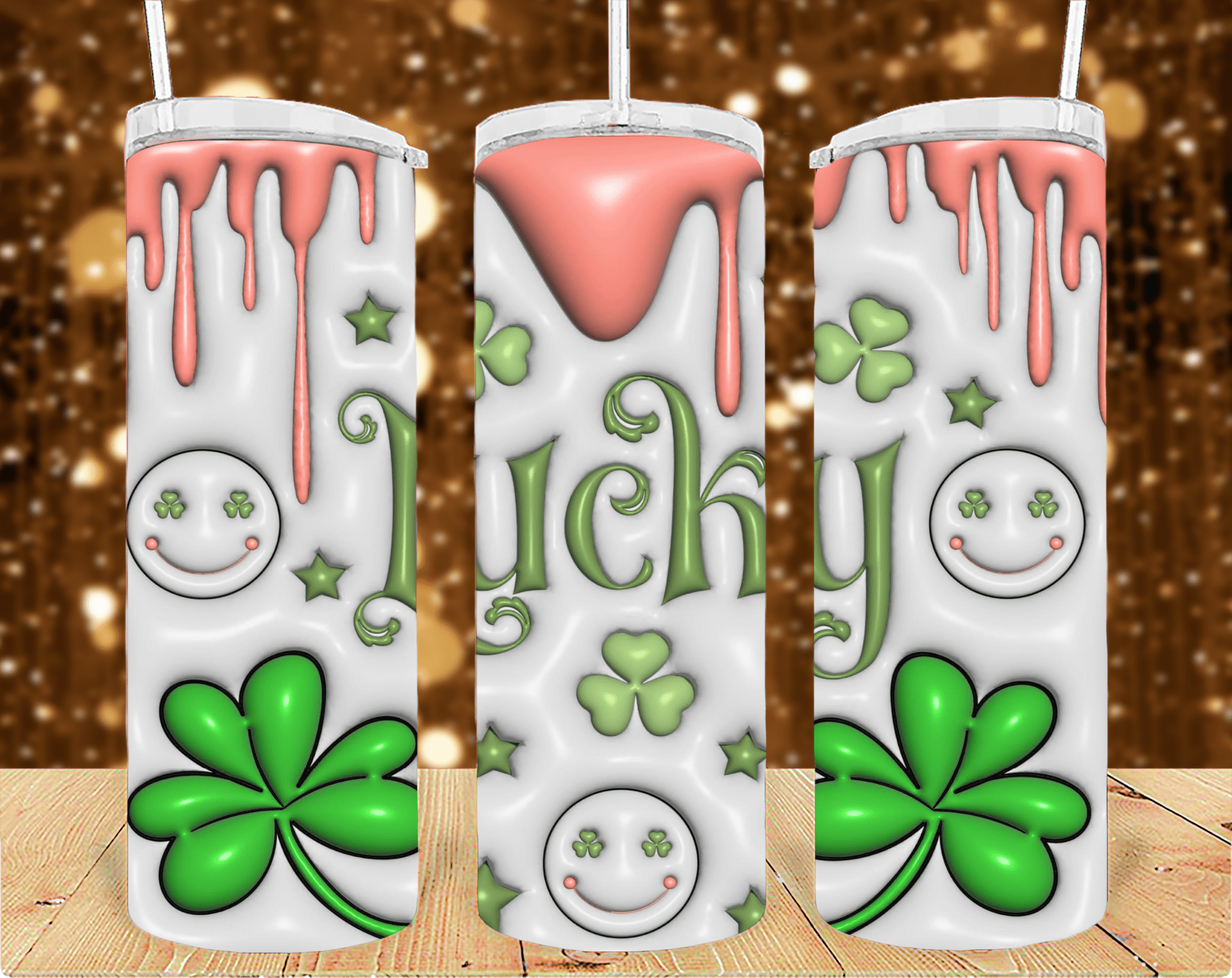 San Patrick day 20oz timbker sublimation print - KT SUBLIMATION, DTF AND MORE LLC