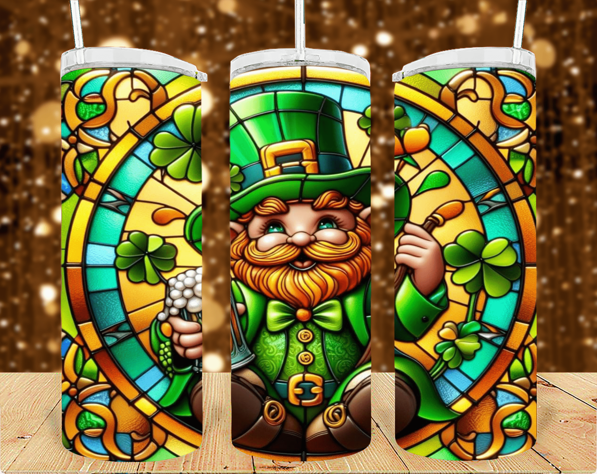 San Patrick day 20oz tumbler sublimation print - KT SUBLIMATION, DTF AND MORE LLC