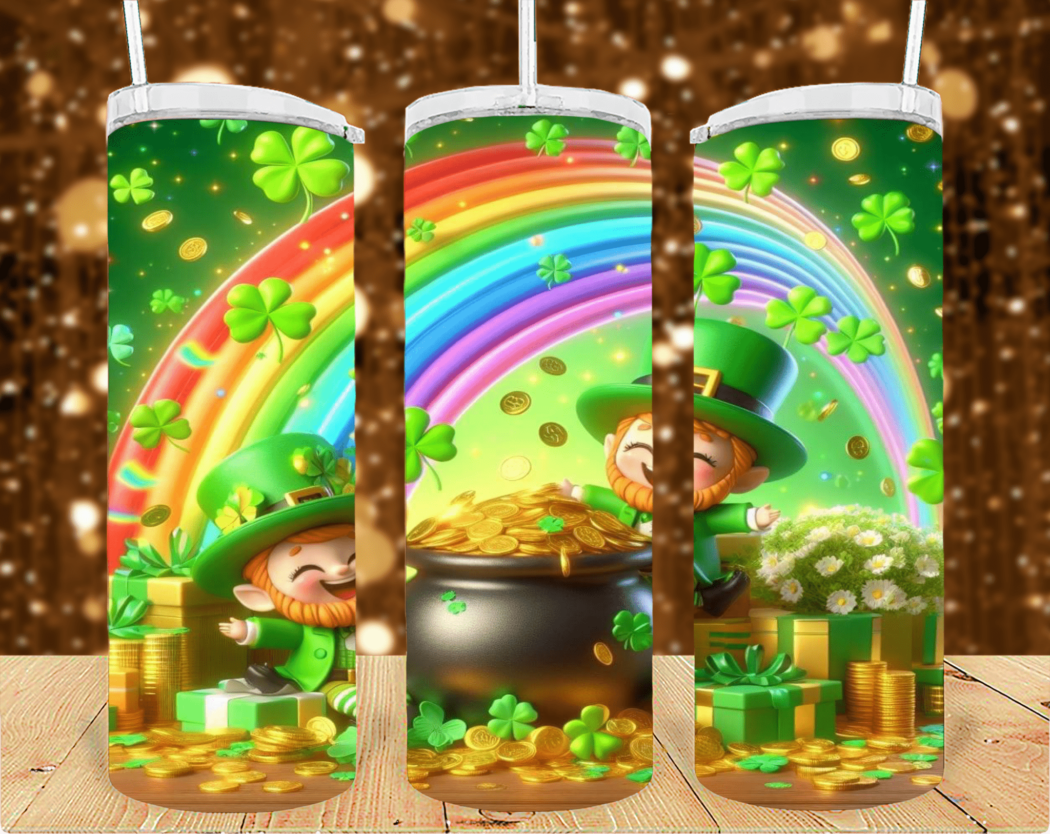 San Patrick day 20oz tumbler sublimation print - KT SUBLIMATION, DTF AND MORE LLC