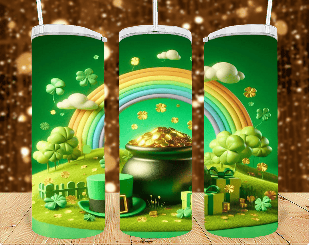 San Patrick day 20oz tumbler sublimation print - KT SUBLIMATION, DTF AND MORE LLC
