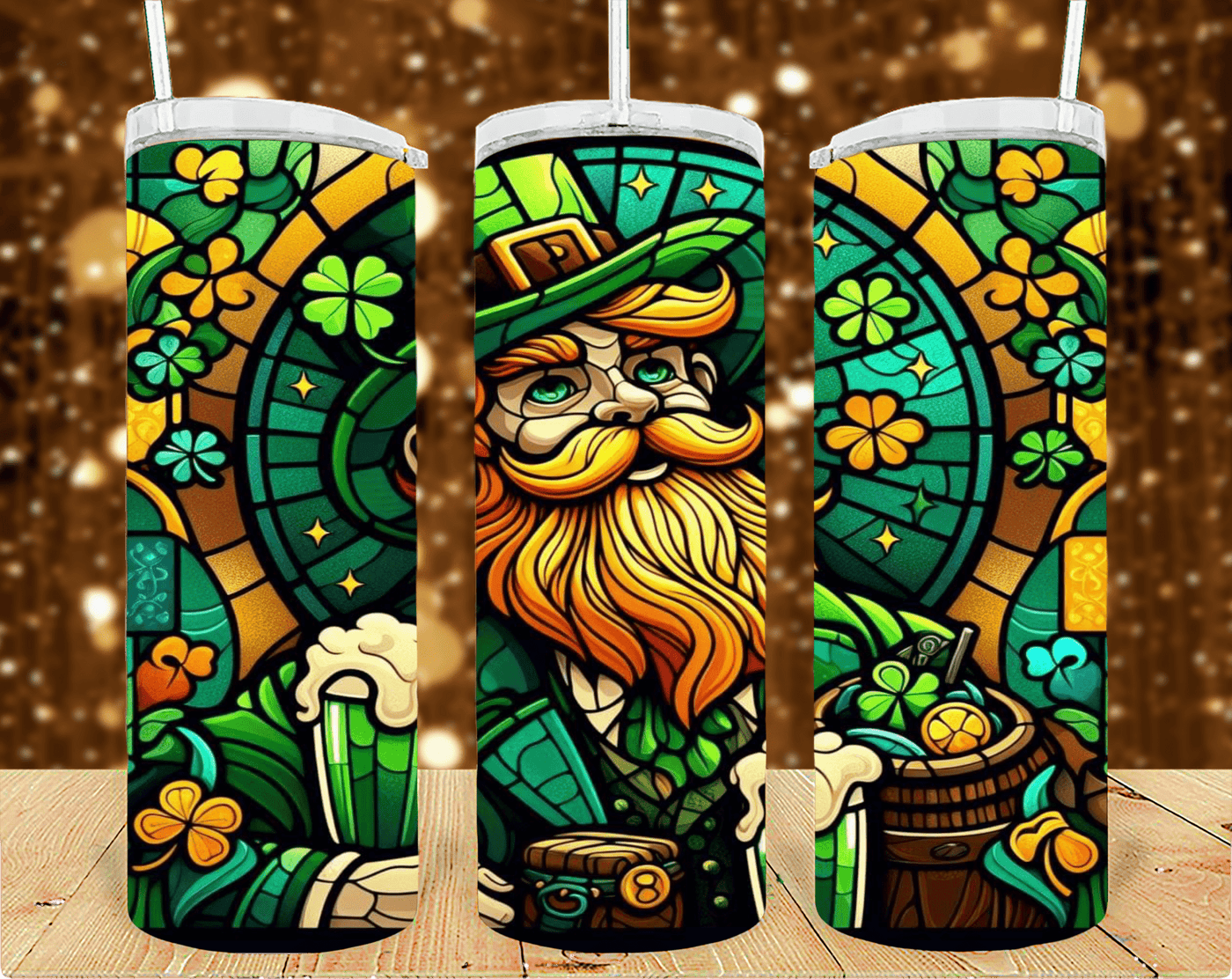San Patrick day 20oz tumbler sublimation print - KT SUBLIMATION, DTF AND MORE LLC