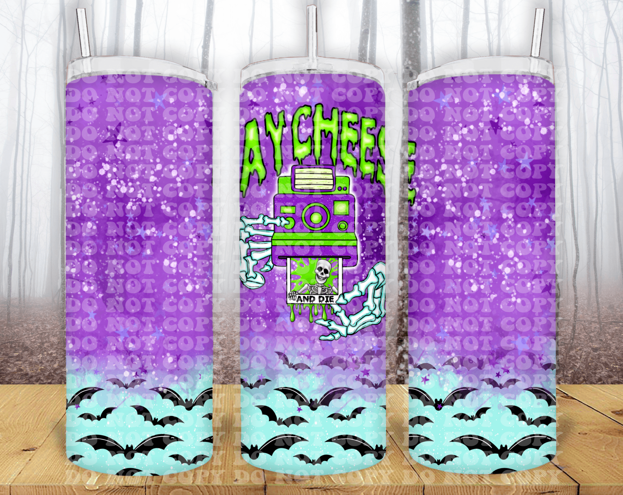 Say Cheese Goosebumps 20oz Tumbler Sublimation Print - KT SUBLIMATION, DTF AND MORE LLC