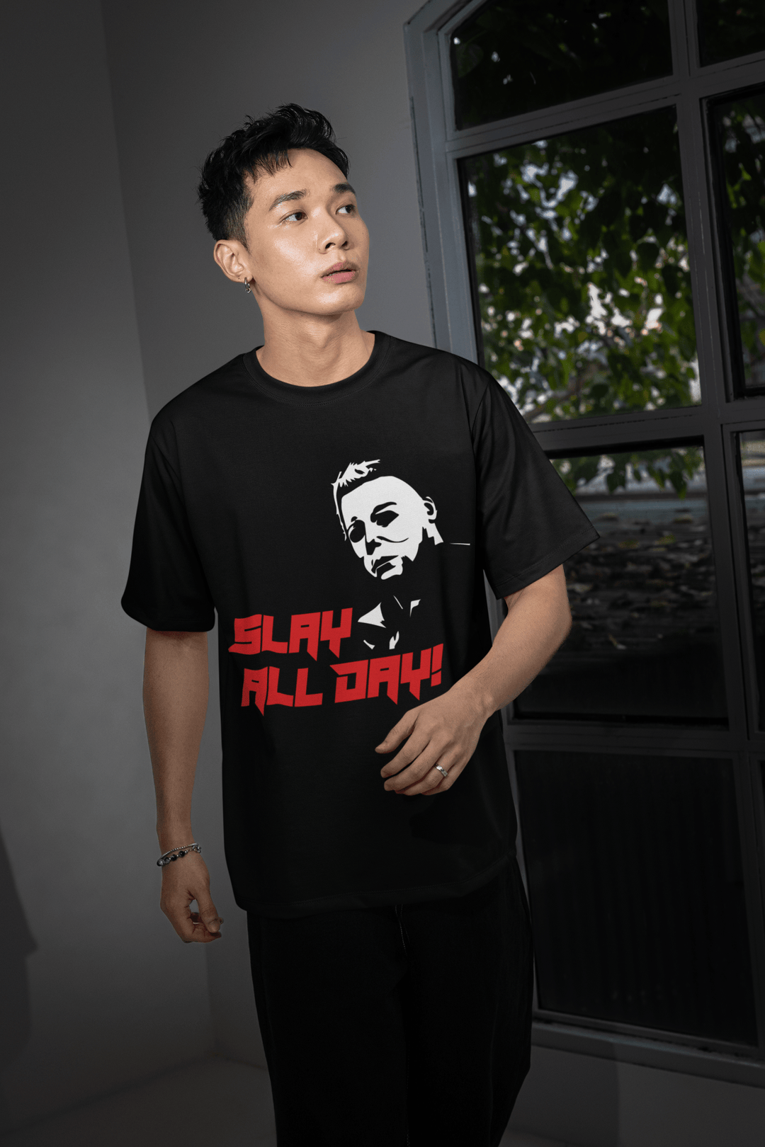 Scary Movie Halloween DTF Transfer – Spooky Horror Inspired Ready - to - Press Desig - KT SUBLIMATION, DTF AND MORE LLC