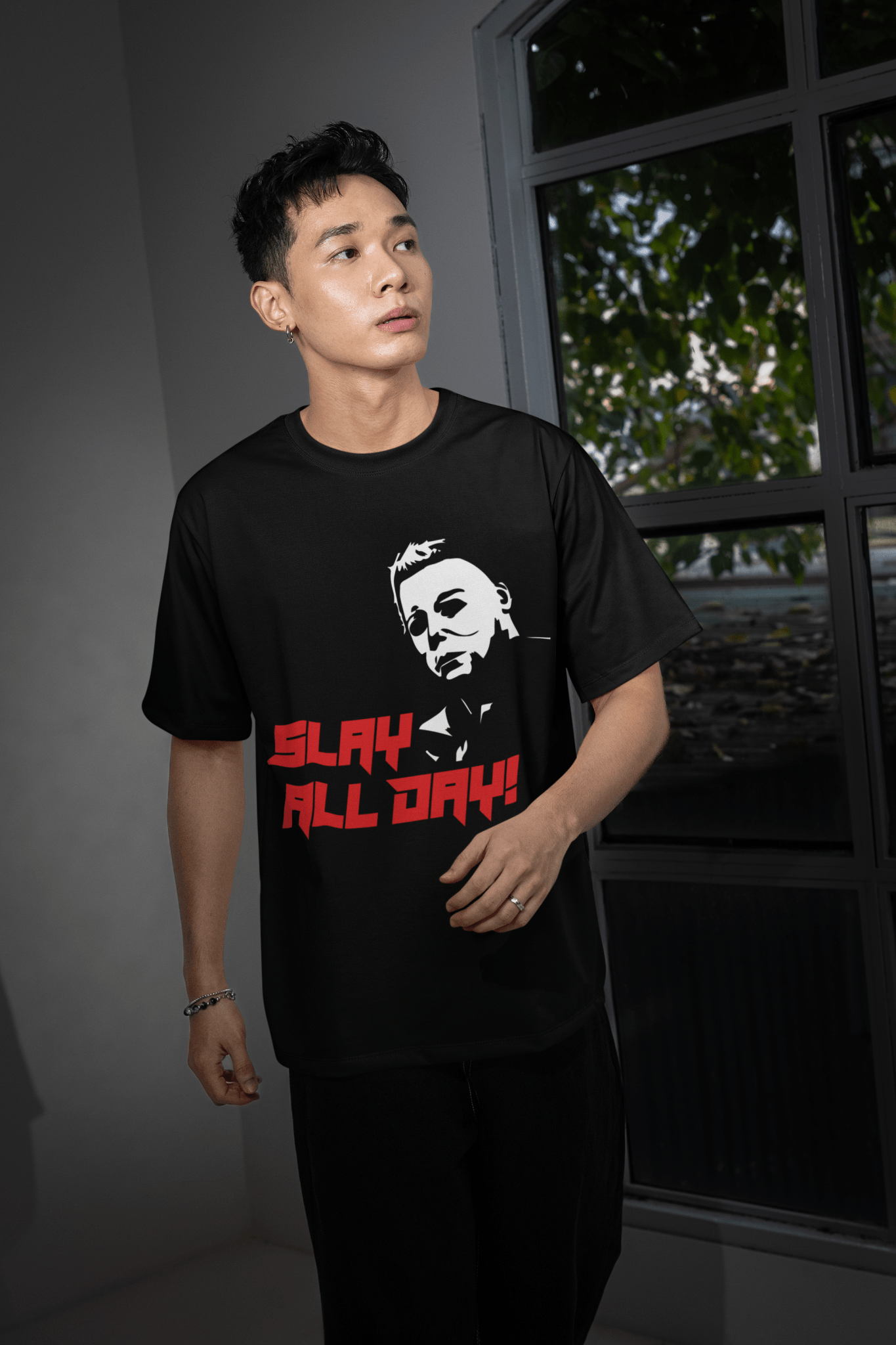 Scary Movie Halloween DTF Transfer – Spooky Horror Inspired Ready - to - Press Desig - KT SUBLIMATION, DTF AND MORE LLC