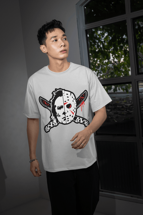 Scary Movie Halloween DTF Transfer – Spooky Horror Inspired Ready - to - Press Desig - KT SUBLIMATION, DTF AND MORE LLC