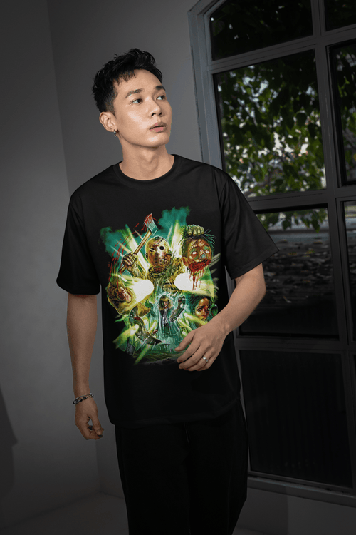 Scary Movie Halloween DTF Transfer – Spooky Horror Inspired Ready - to - Press Design - KT SUBLIMATION, DTF AND MORE LLC