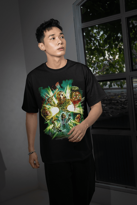 Scary Movie Halloween DTF Transfer – Spooky Horror Inspired Ready - to - Press Design - KT SUBLIMATION, DTF AND MORE LLC