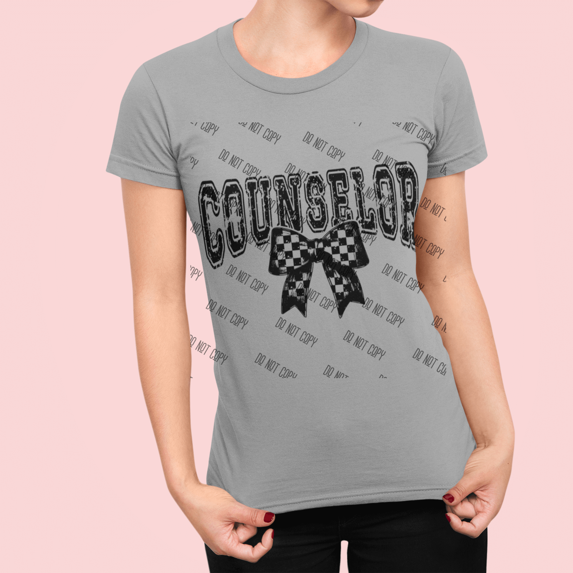 School Counselor DTF Transfer – Support with Style for Back to School