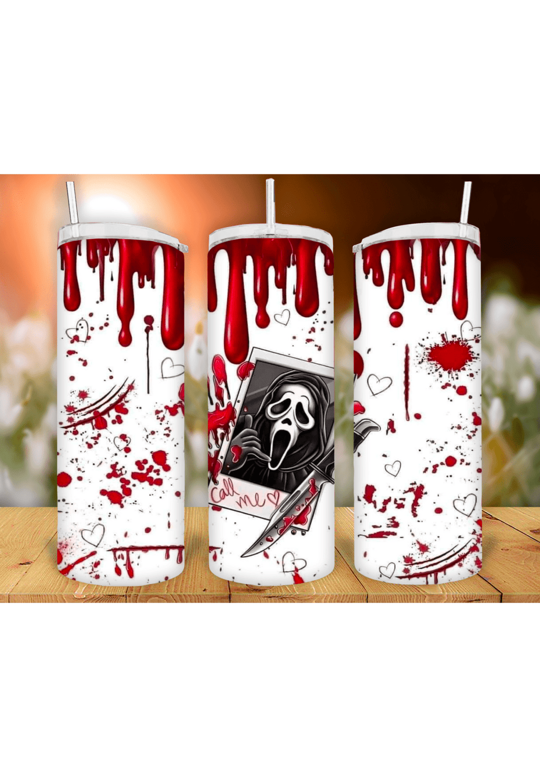 Scream 20oz Tumbler Sublimation Print - KT SUBLIMATION, DTF AND MORE LLC