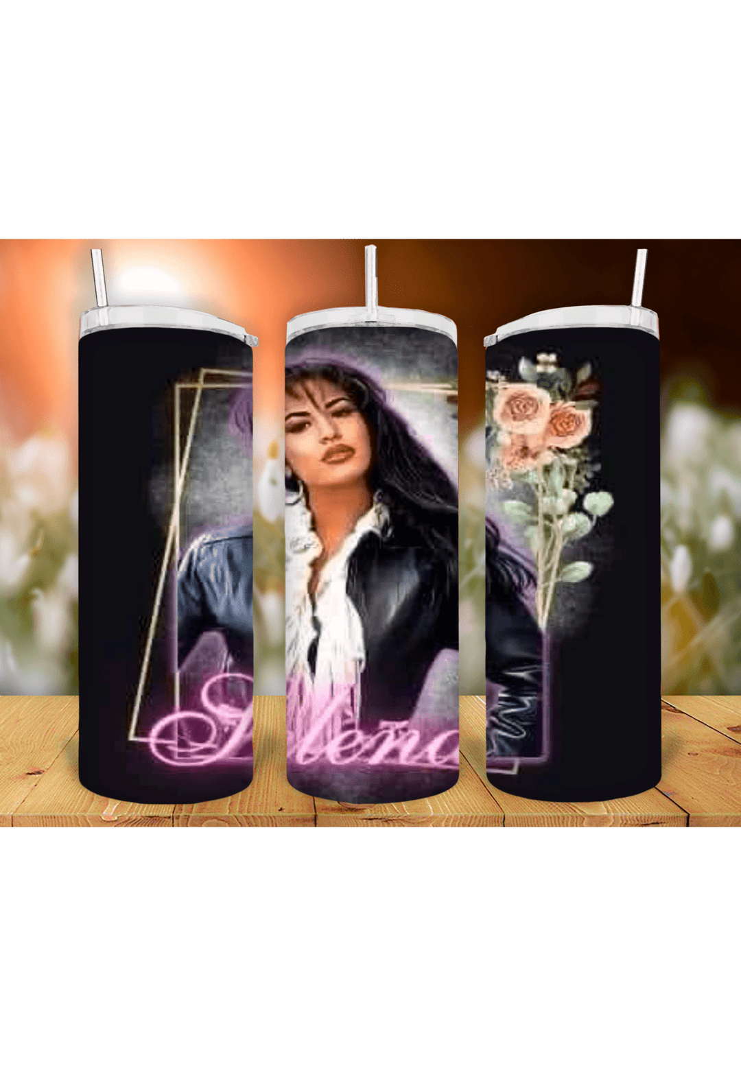 Selena 20oz sublimation print - KT SUBLIMATION, DTF AND MORE LLC
