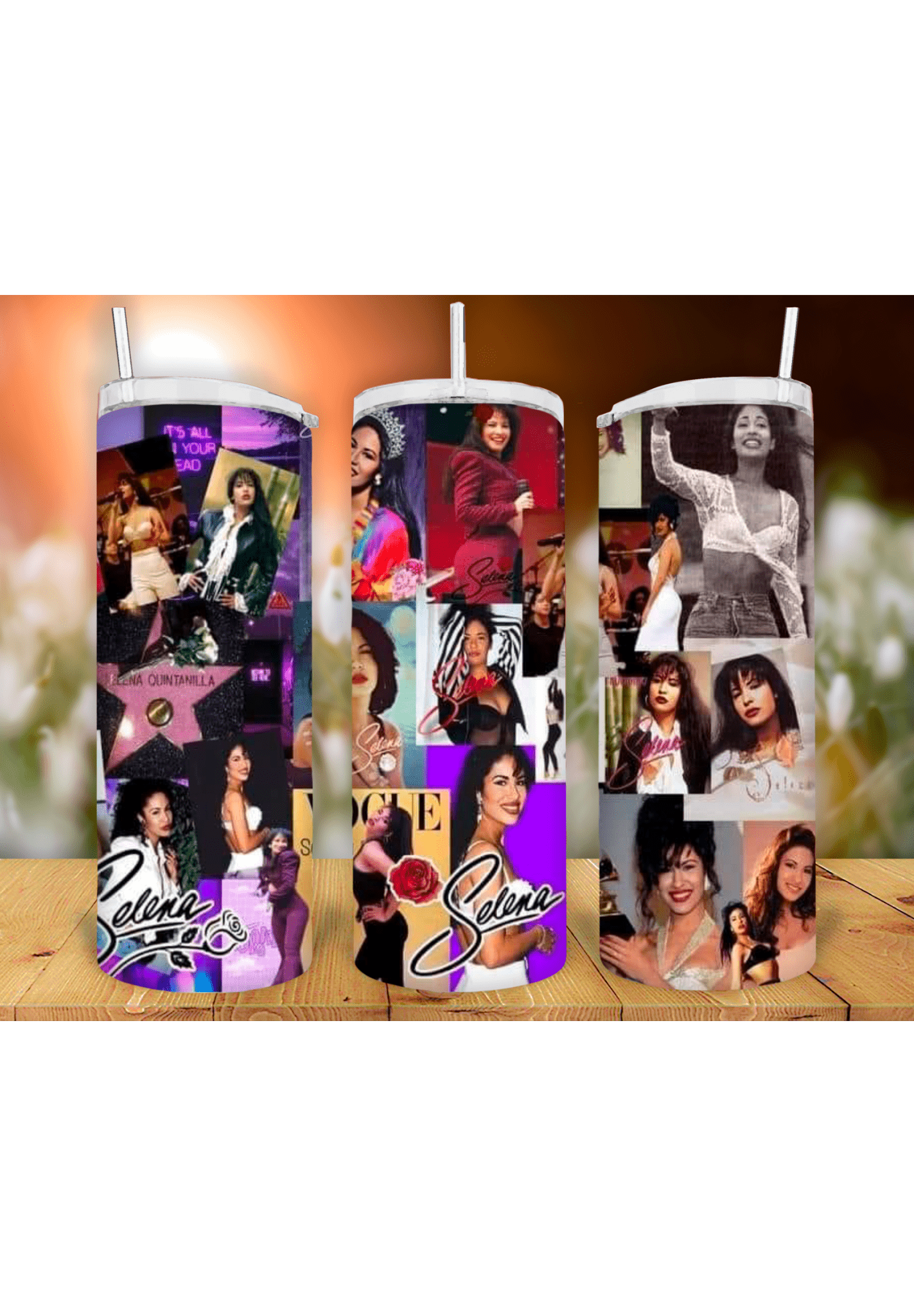 Selena  20oz sublimation print