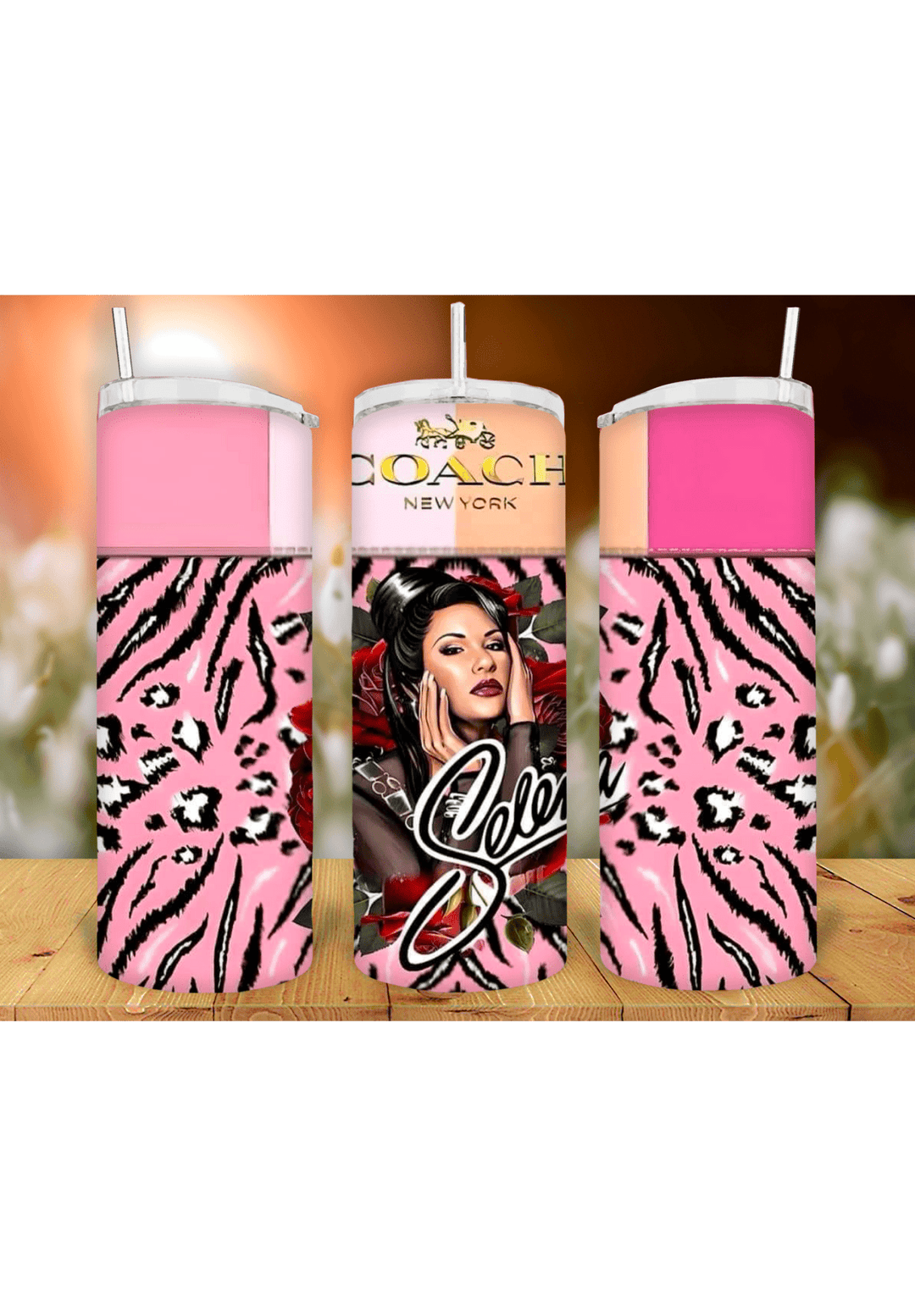 Selena 20oz sublimation print - KT SUBLIMATION, DTF AND MORE LLC
