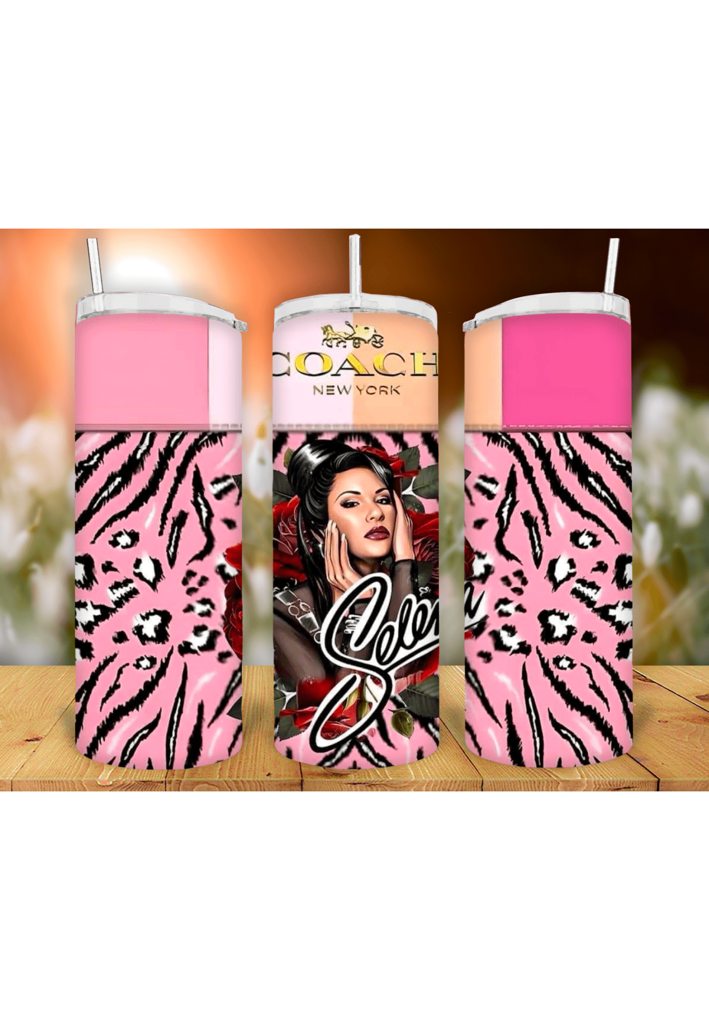 Selena 20oz sublimation print - KT SUBLIMATION, DTF AND MORE LLC