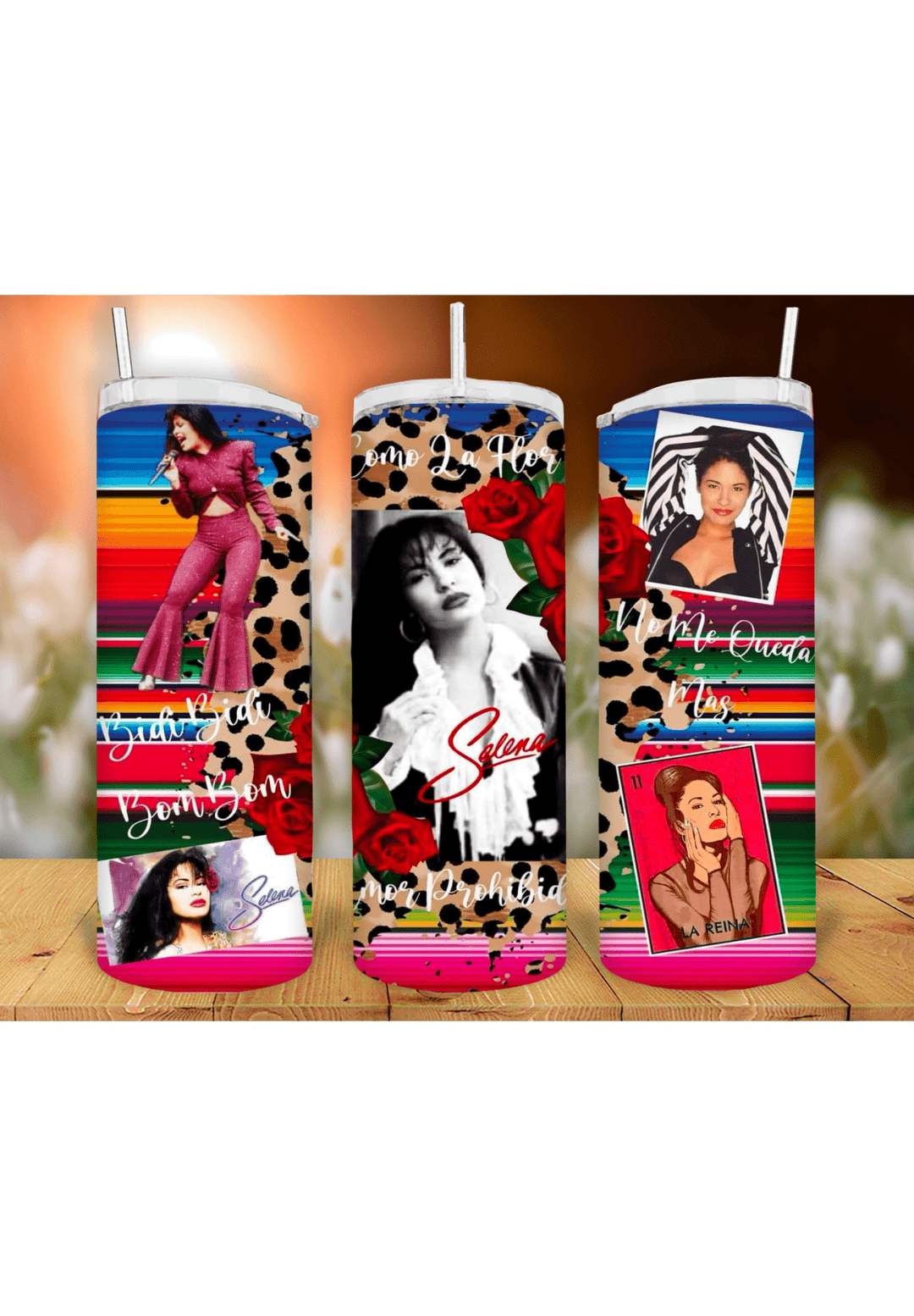 Selena 20oz sublimation print - KT SUBLIMATION, DTF AND MORE LLC