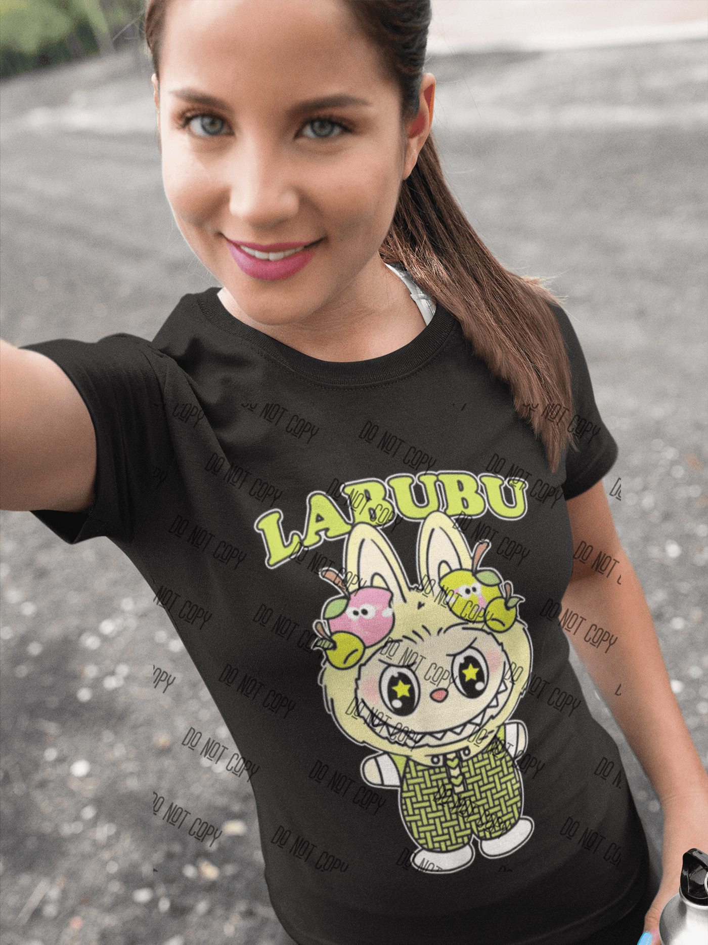 Monster DTF Transfer – Cute Pop Mart Character for T-Shirts & Apparel