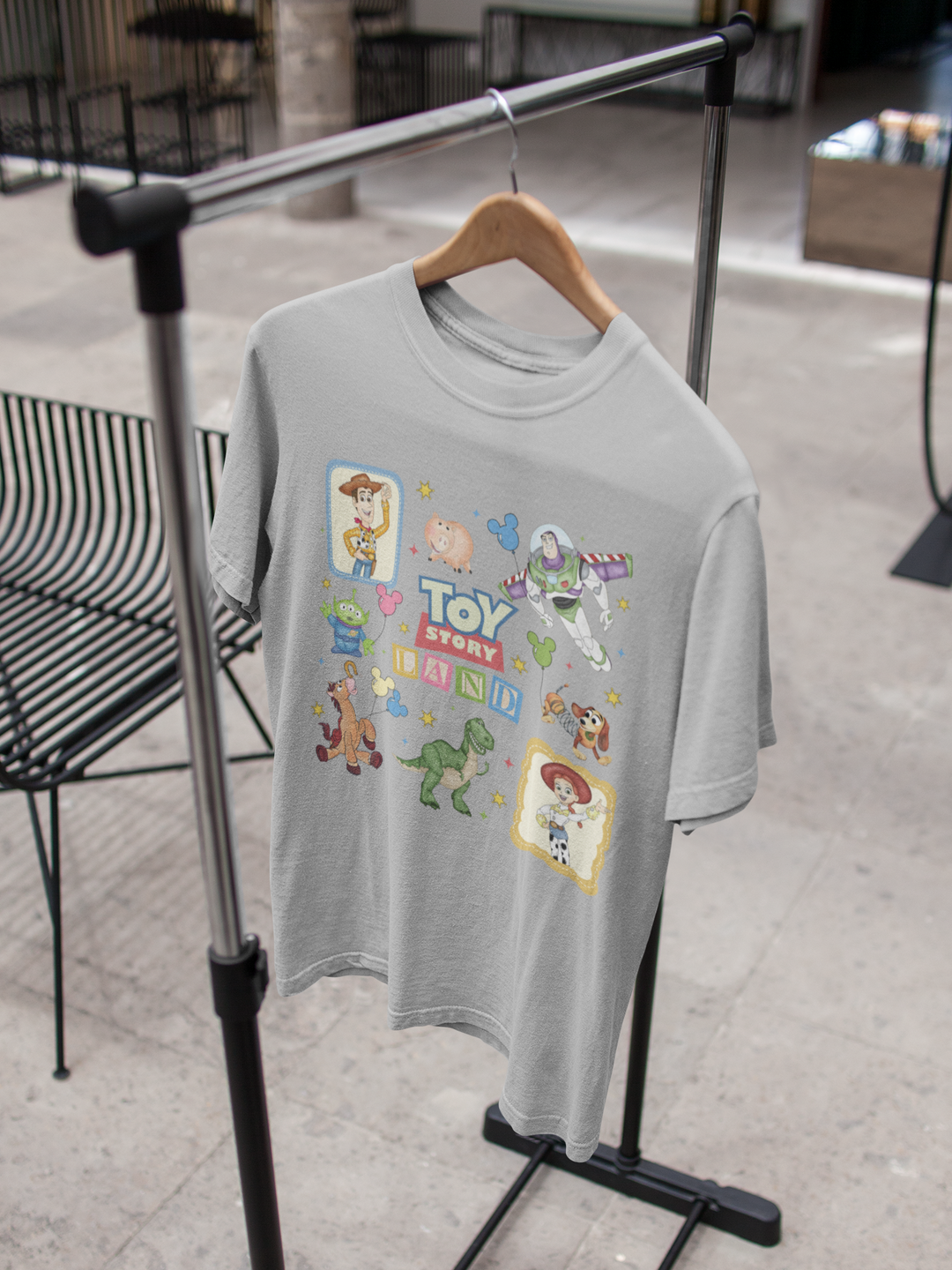 Toy Story Character Heat Transfer, Premium DTF Heat Transfer for Cotton, Polyester & Blends