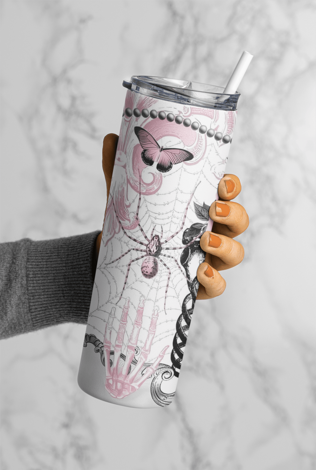 Skull 20oz sublimation print - KT SUBLIMATION, DTF AND MORE LLC