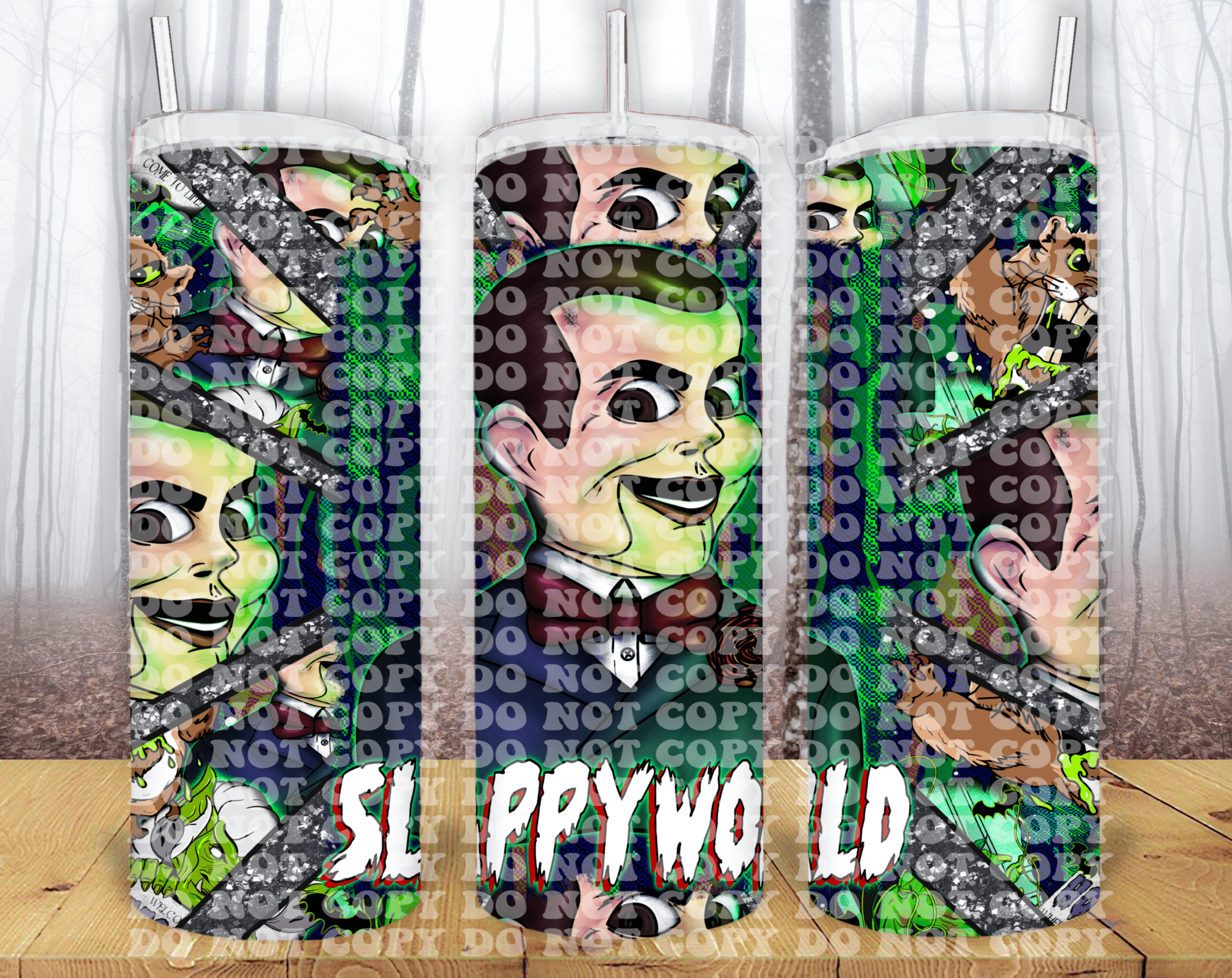 Slappy the Dummy 20oz Tumbler Sublimation Print - KT SUBLIMATION, DTF AND MORE LLC