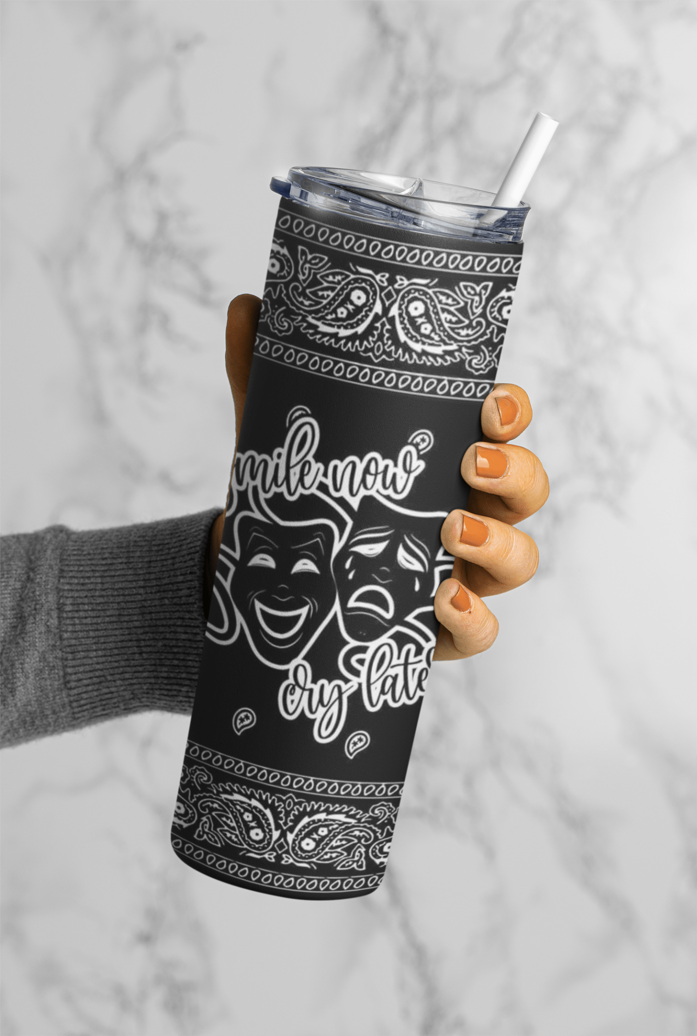 Smile now 20oz sublimation print - KT SUBLIMATION, DTF AND MORE LLC