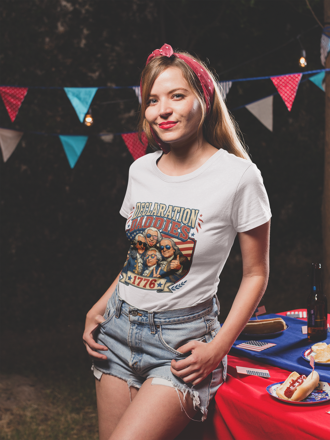 4th of July Celebration DTF Transfer | Ready-to-Press Patriotic Heat Transfer