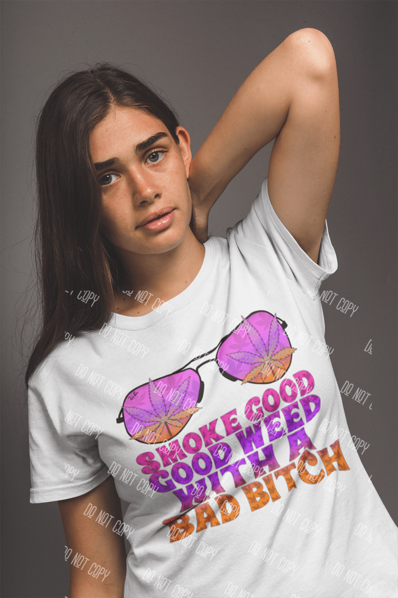 Smoke Good, Good Weed with a Bad Bitc DTF Transfer – Bold Cannabis Apparel Design - KT SUBLIMATION, DTF AND MORE LLC