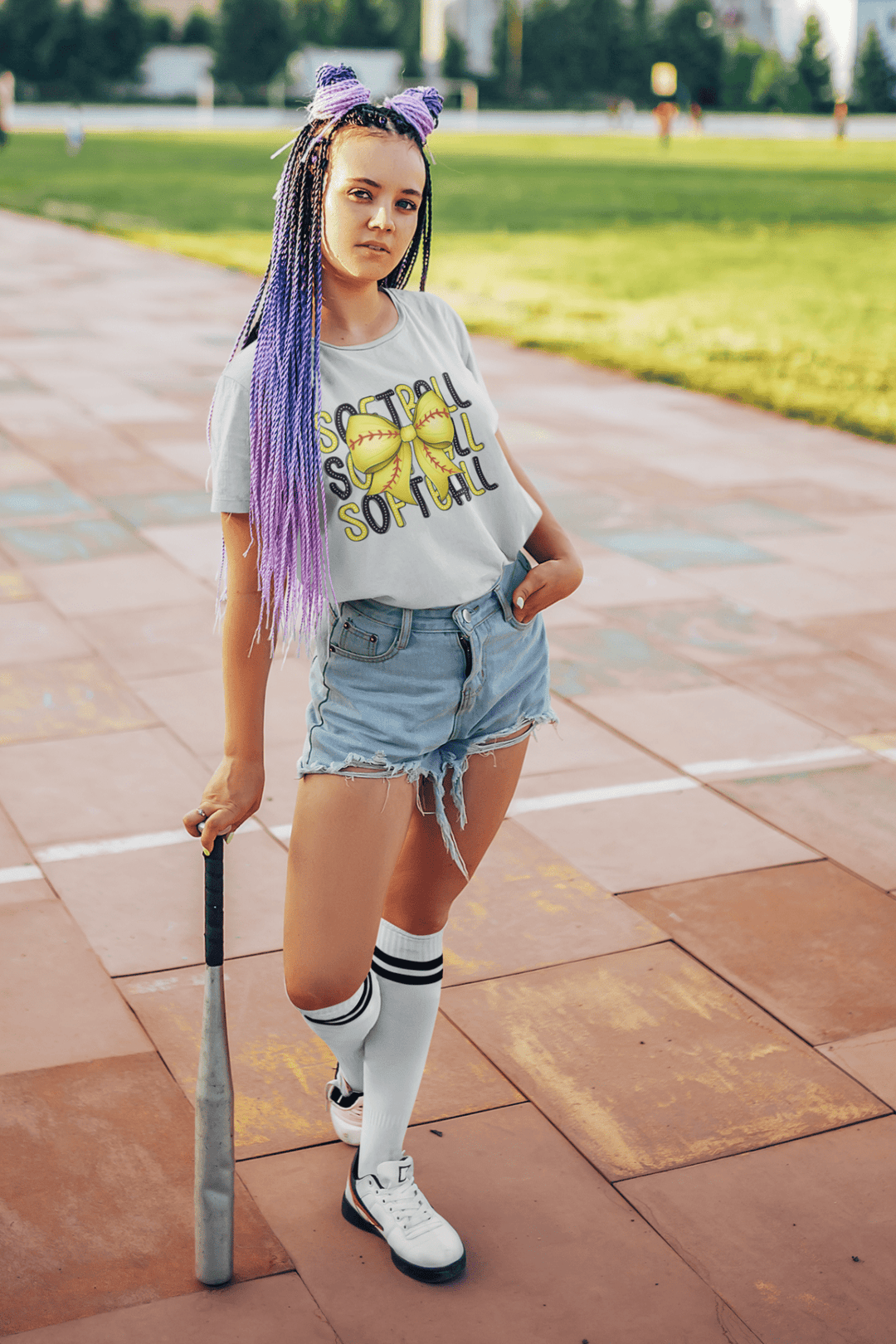 Softball DTF Transfer – Ready - to - Press Heat Transfer for Custom Game Day Apparel - KT SUBLIMATION, DTF AND MORE LLC