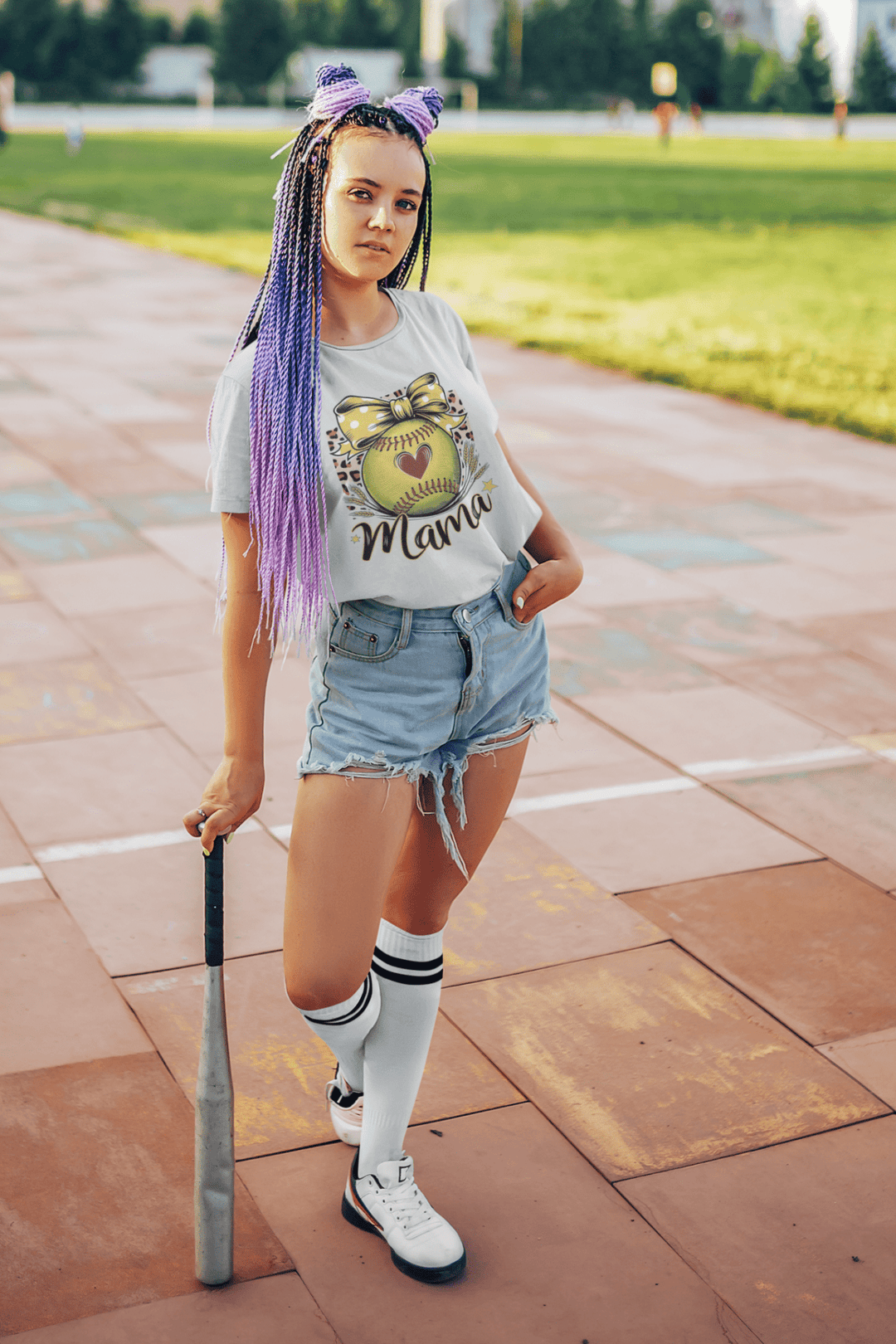 Softball DTF Transfer – Ready - to - Press Heat Transfer for Custom Game Day Apparel - KT SUBLIMATION, DTF AND MORE LLC