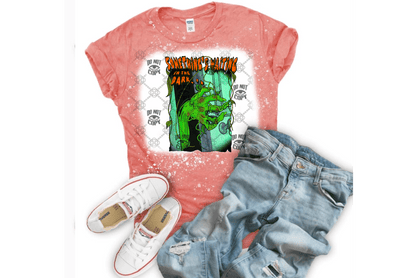 Something’s waiting on the Dark DTF, goosebumps DTF ready to press transfer - KT SUBLIMATION, DTF AND MORE LLC