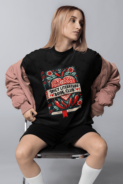 Spicy Literature Book Club DTF Transfer | Steamy Reads Lover | Ready - to - Press Bookish Design - KT SUBLIMATION, DTF AND MORE LLC