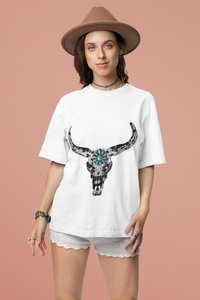 Bull turquoise DTF