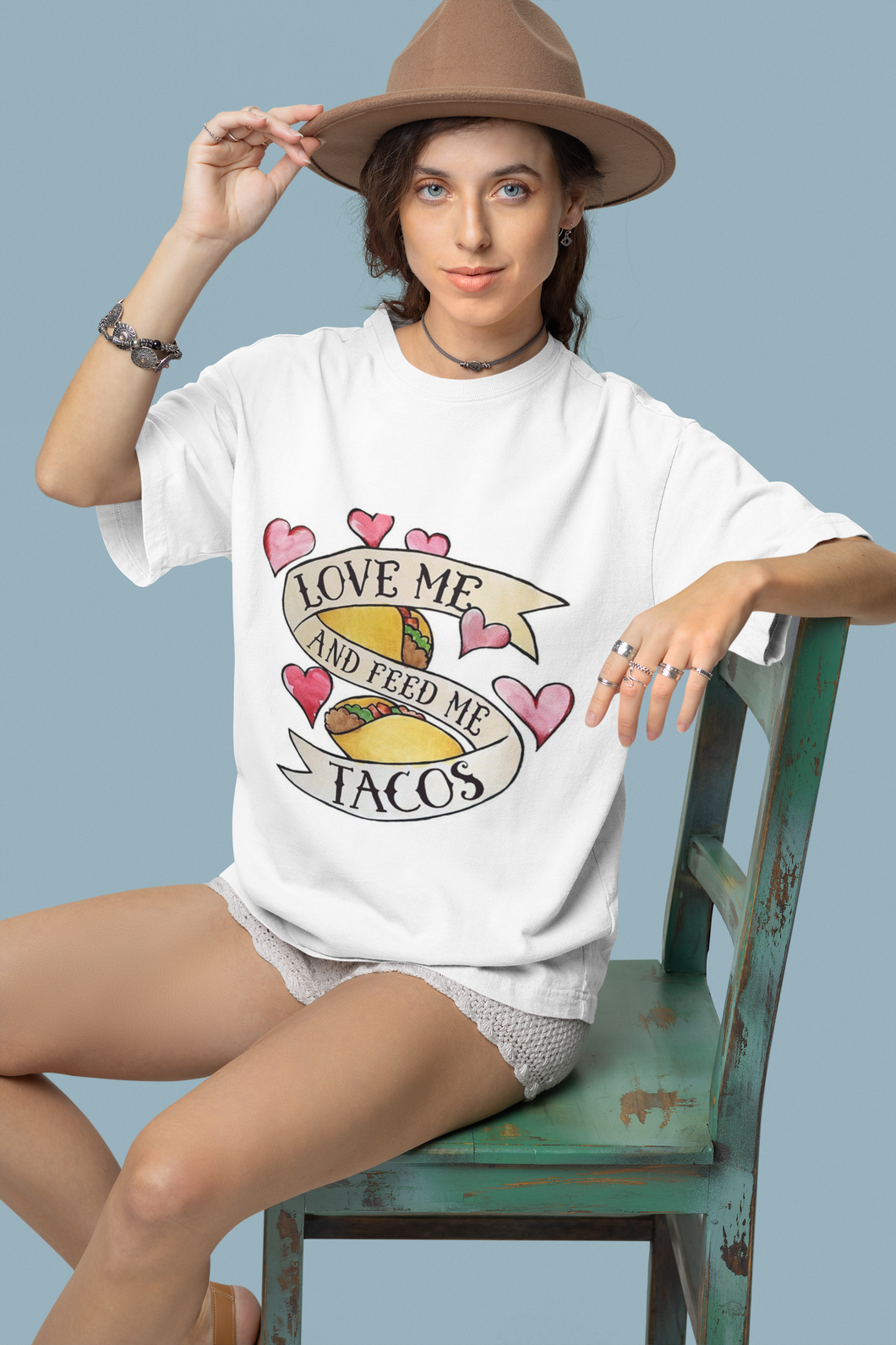 Love me and Feed me Tacos DTF
