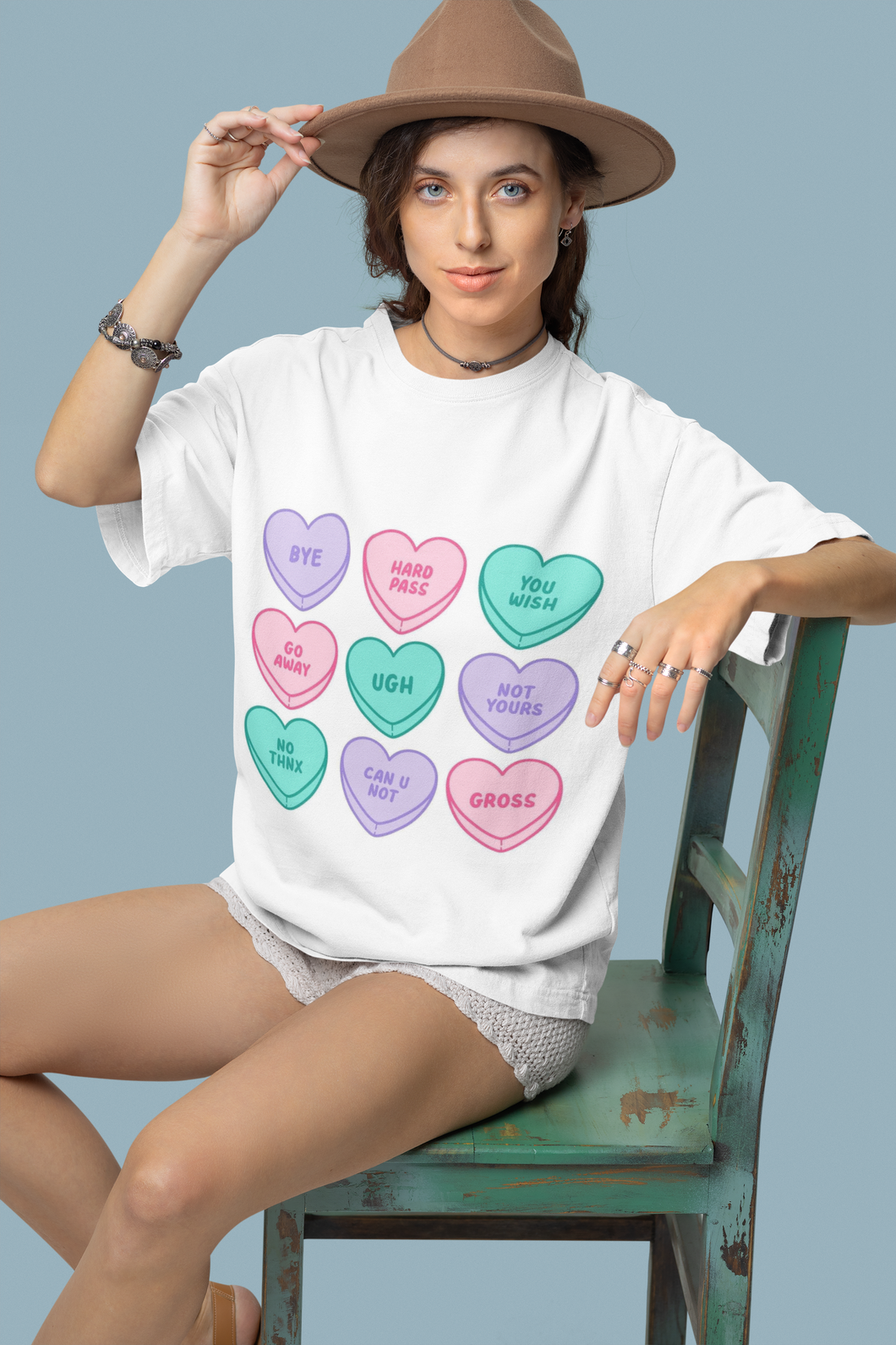 Pastel Hearts DTF