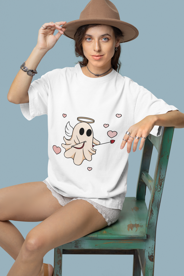 Cupid Ghost DTF|Cupid Ghost DTF Shirt | Spooky Valentine's Day Design