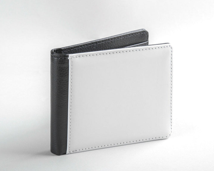 Sublimation Bi - Fold Men’s Wallet Blank – Customizable Heat Transfer Leather Wallet - KT SUBLIMATION, DTF AND MORE LLC